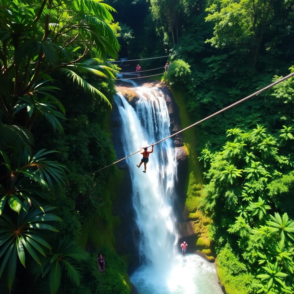 Tirolesa y Cascadas en Sierra Madre